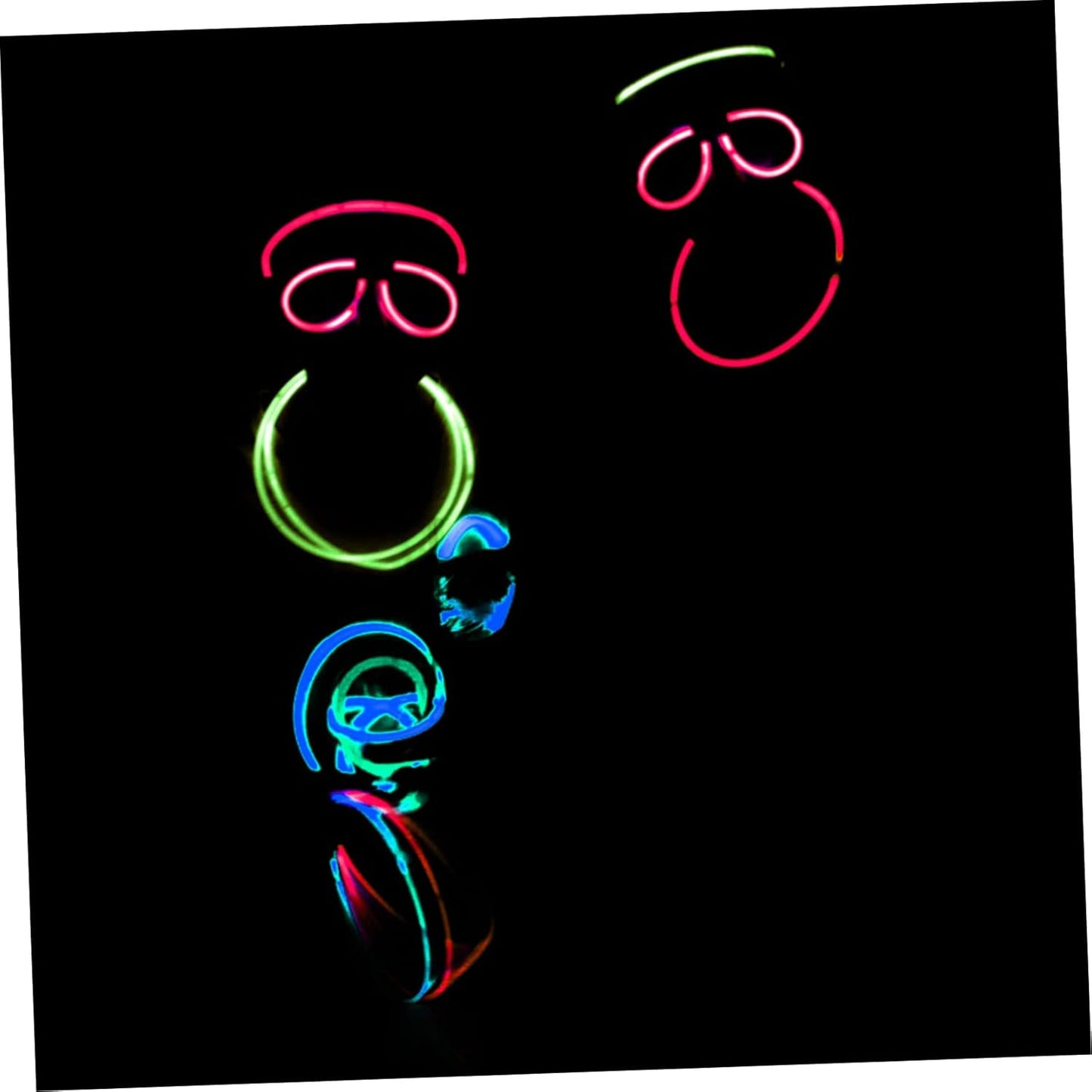 iplusmile 3pcs Neon Car Led Lights Soft Glow Car Interior DIY Ambience Lighting Safe for Boys and Girls
