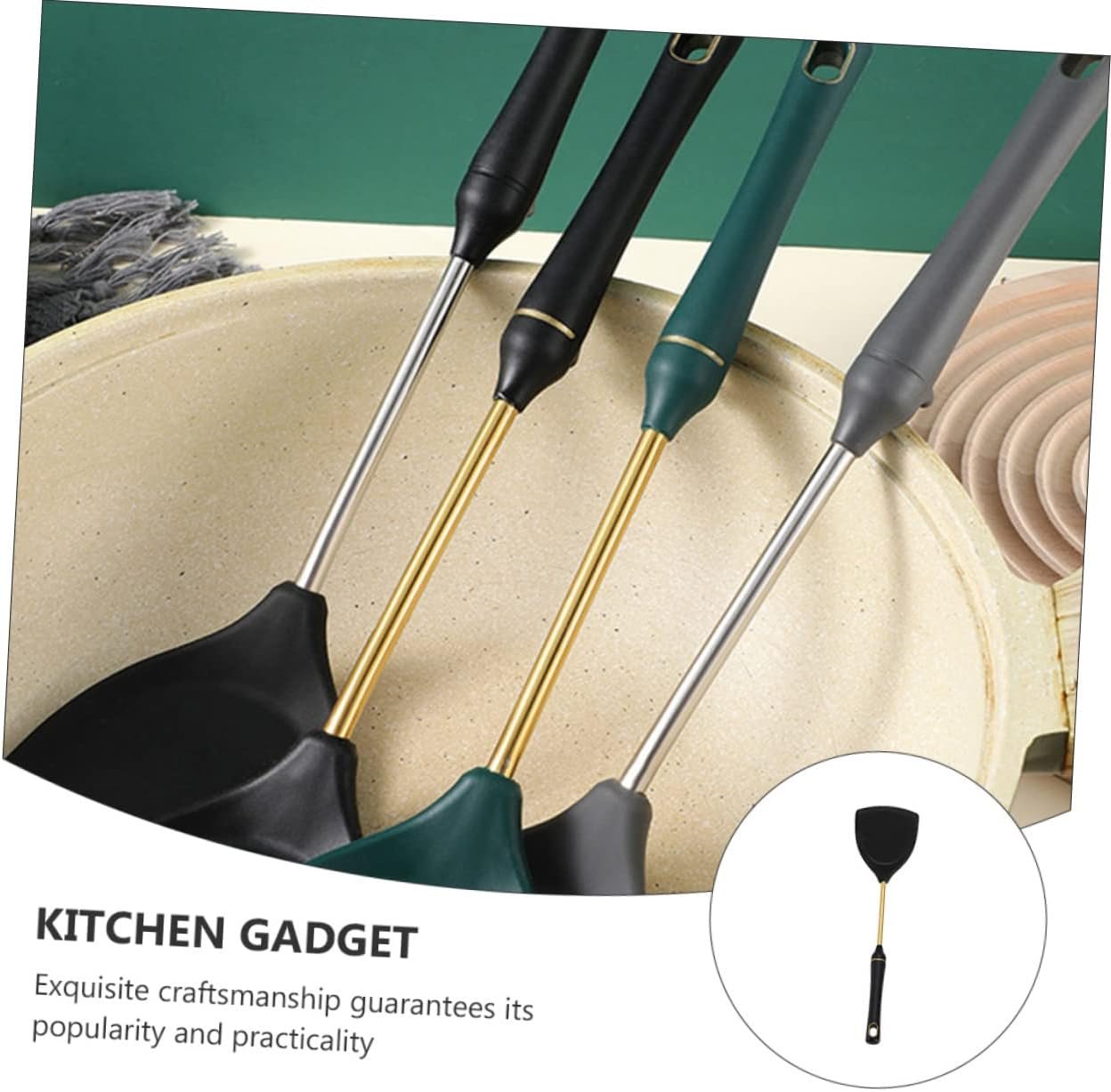 MAGICLULU Pala in Silicone Antiaderente Utensile da Cucina Gadget da Cucina Spurtles