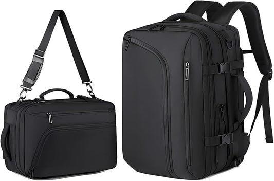 Vacuum Backpack Travel, Compression Packing Cubes, Waterproof Carry on Pack with Expandable and Waterproof Design or Long Term Clothing Storage and Business Trip