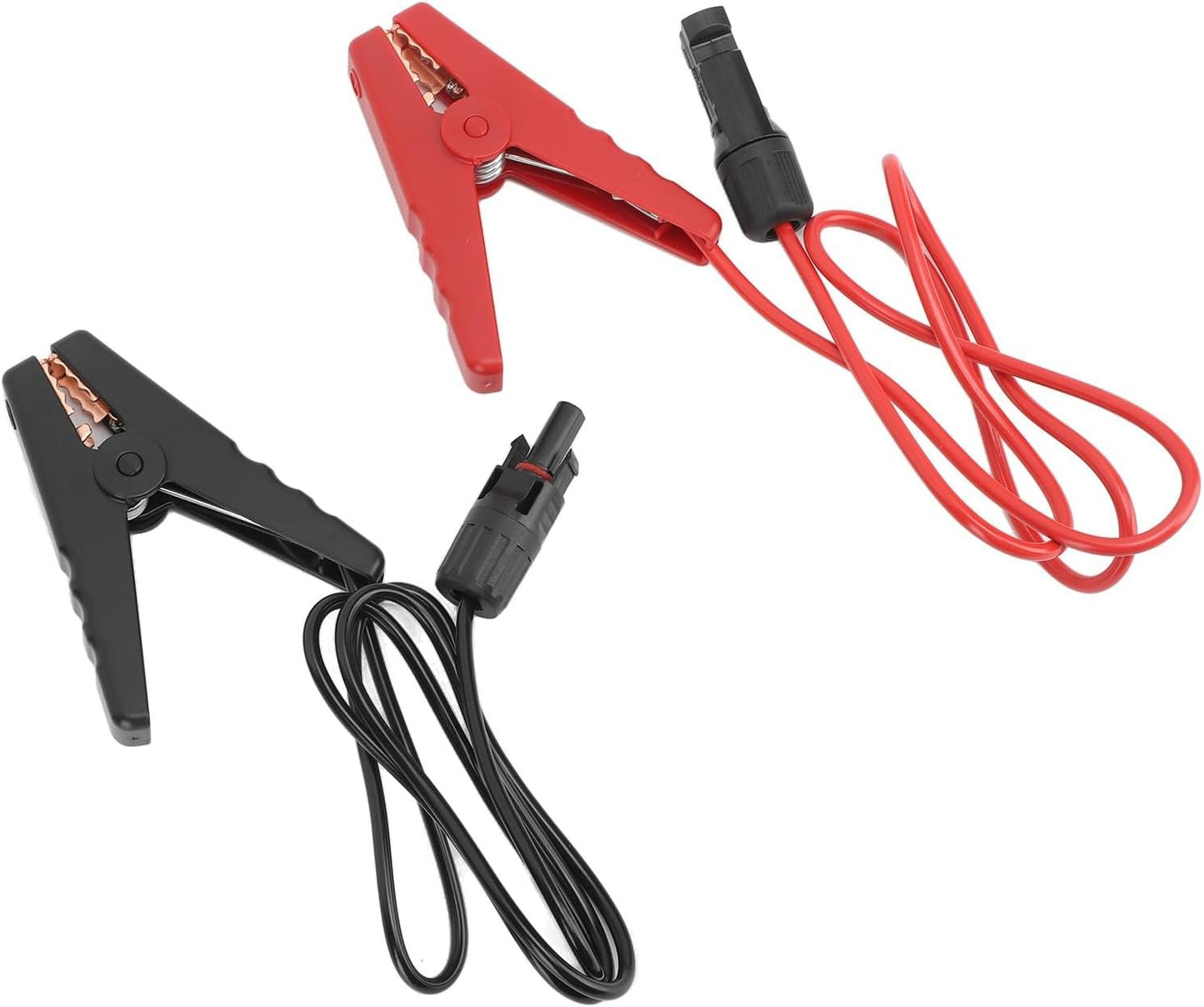 Solar Power Battery Clamp/Holder Conversion, ABS Design, Quick Installation, Leakage, Wide Compatibility with Solar Panel for Battery Charger Clamp Extension Cable