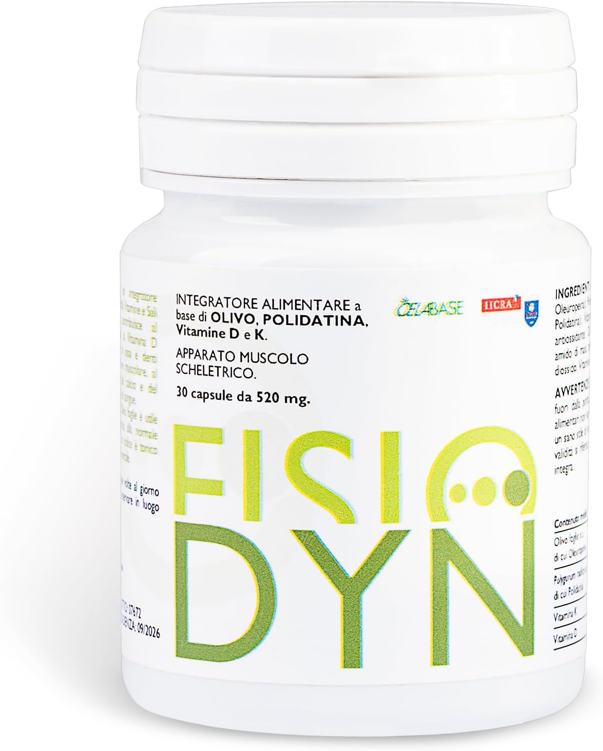 Dietary supplement based on oleuropein, polydatine, vitamins D and K. Development maintenance muscle recovery powerful anti-aging anti-aging action Sarcopenia