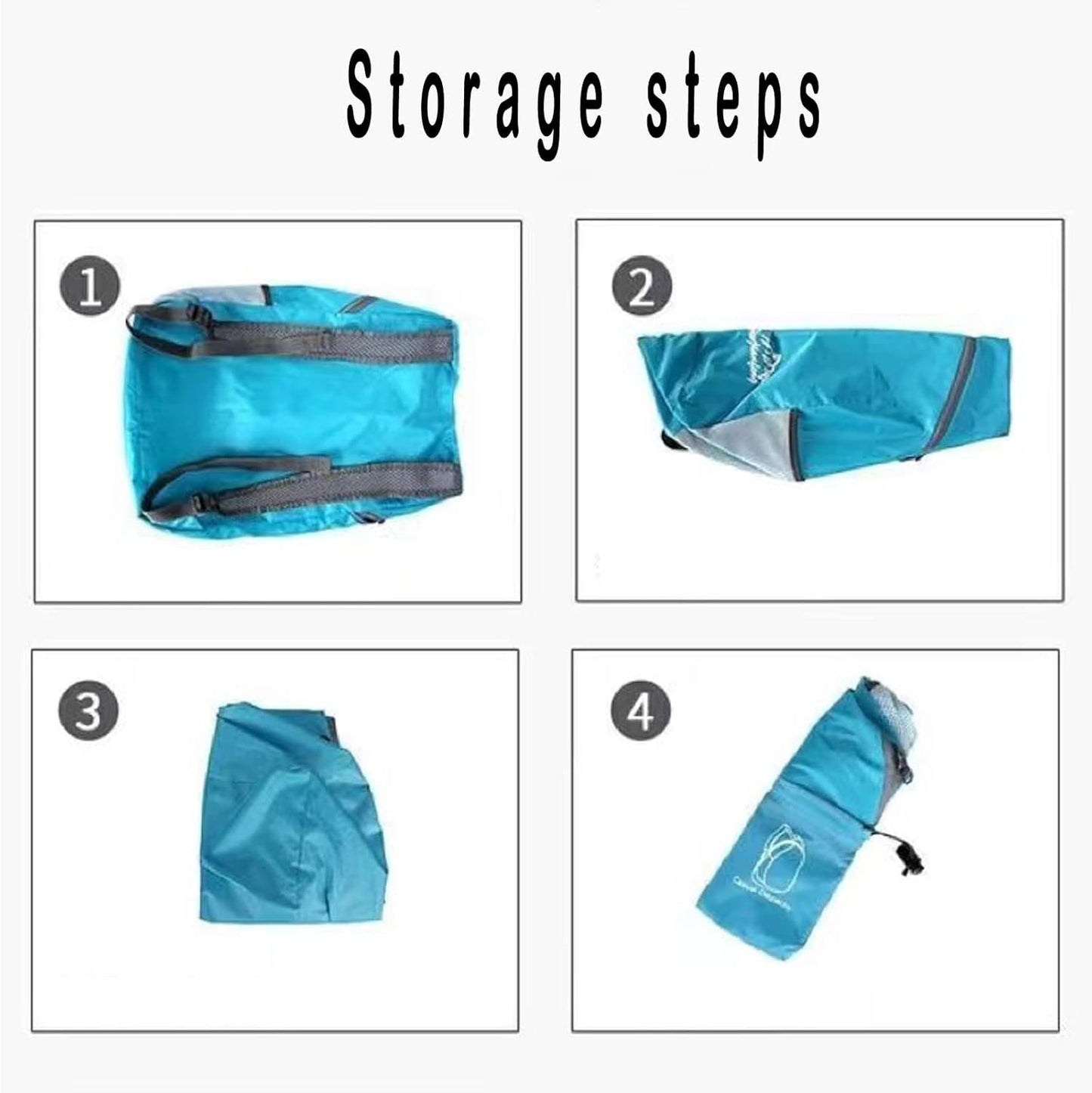 Lubrati Camping Backpack, Waterproof Backpack Lightweight Portable Foldable Backpack Folding Bag Ultralight Outdoor Pack for Women Men Travel Hiking