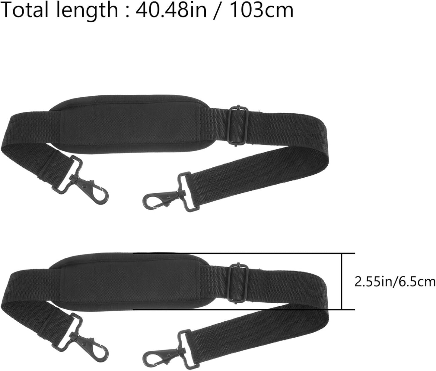 VICASKY Bag Straps Crossbody and Suitcase Strap Belt 2pcs for Luggage Padded for Bag