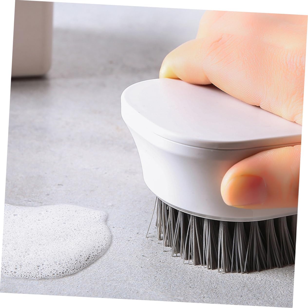 HOMOCONO 3pcs Laundry Brush Soft Bristles Cleaning Brush for Clothes Shoes Durable Cleaner Tool Home Cleaning Essential Random Color