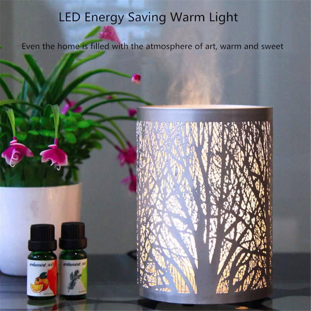 Air Humidifier Forest Aroma Diffuser 100ml Electric Essential Oil Diffuser Bedroom Warm Light Desktop Air Humidifier Remote Control for Bedroom, Study, Office, Living Room, Bathroom, Yoga, SPA