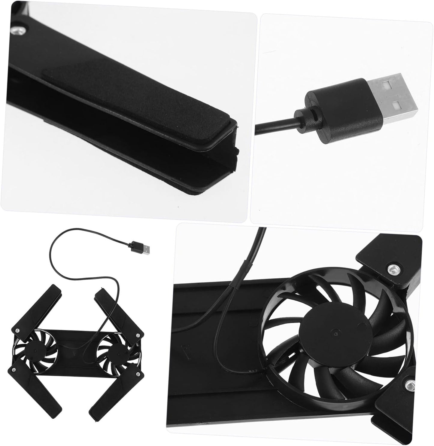 POPETPOP Portable Laptop Cooling Stand with Ventilation Area Air Cooling Design for Gaming Laptops Space Saving for Efficient Heat Dissipation