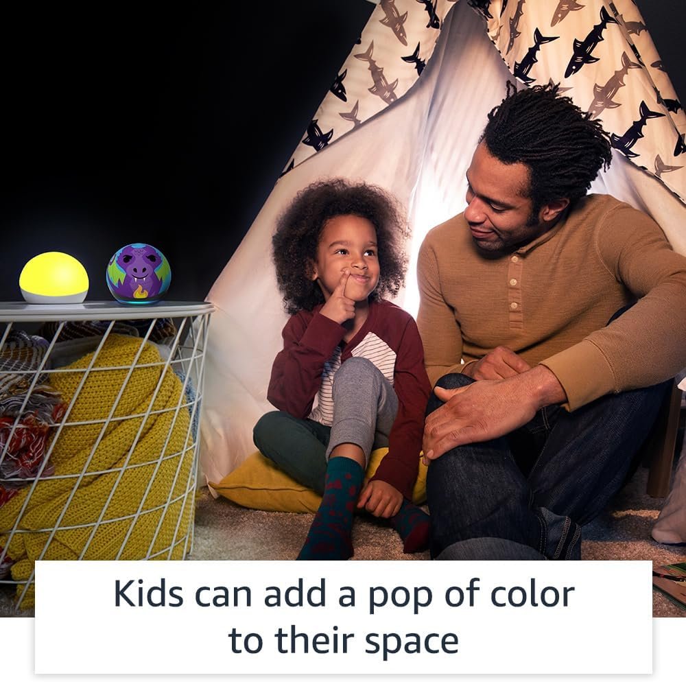 Echo Glow - Multicolor smart lamp, Works with Alexa