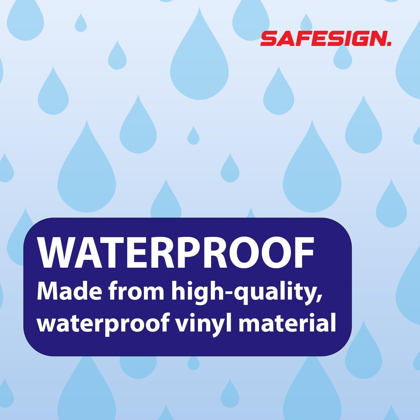 SAFESIGN (3 Pack) Warning Cleaning Chemicals Sign, Vinyl, A5 200 X 150mm - Safety Work Health Storage Water Proof Vinyl Conforms to EN ISO 7010:2012