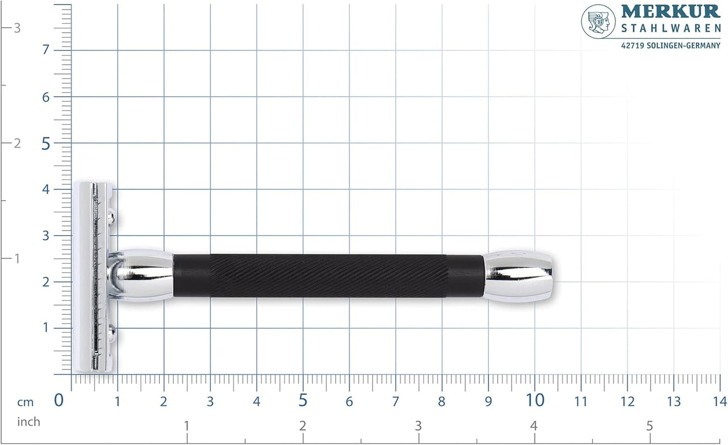 MERKUR Double Edge Safety Razor Short & Black Handle