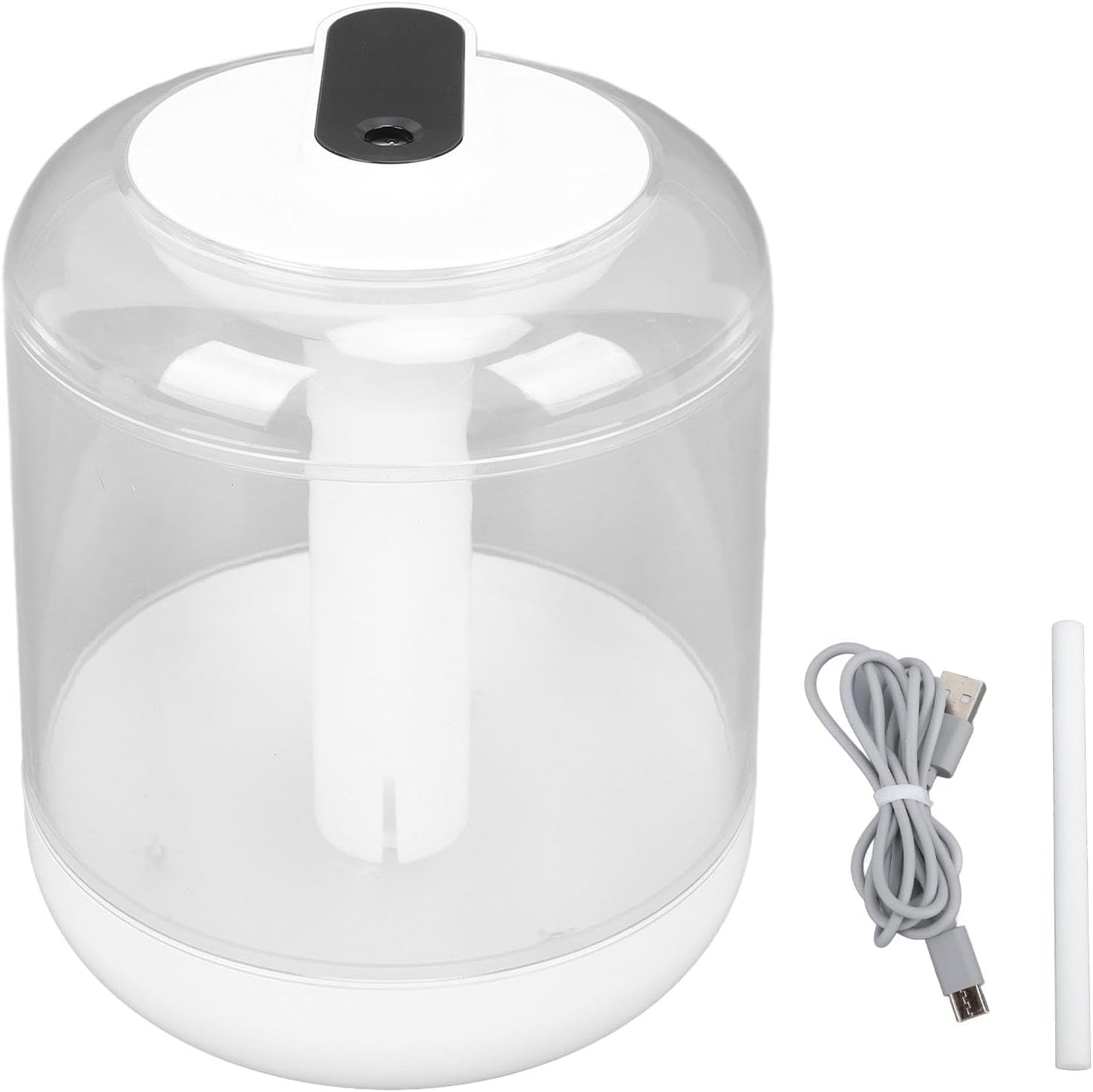 Aromatherapy Essential Oil Diffuser, 1L Air Humidifier Scent Diffuser Fine Spray, Versatile Waterless Diffuser for Home Bedroom Office (White)