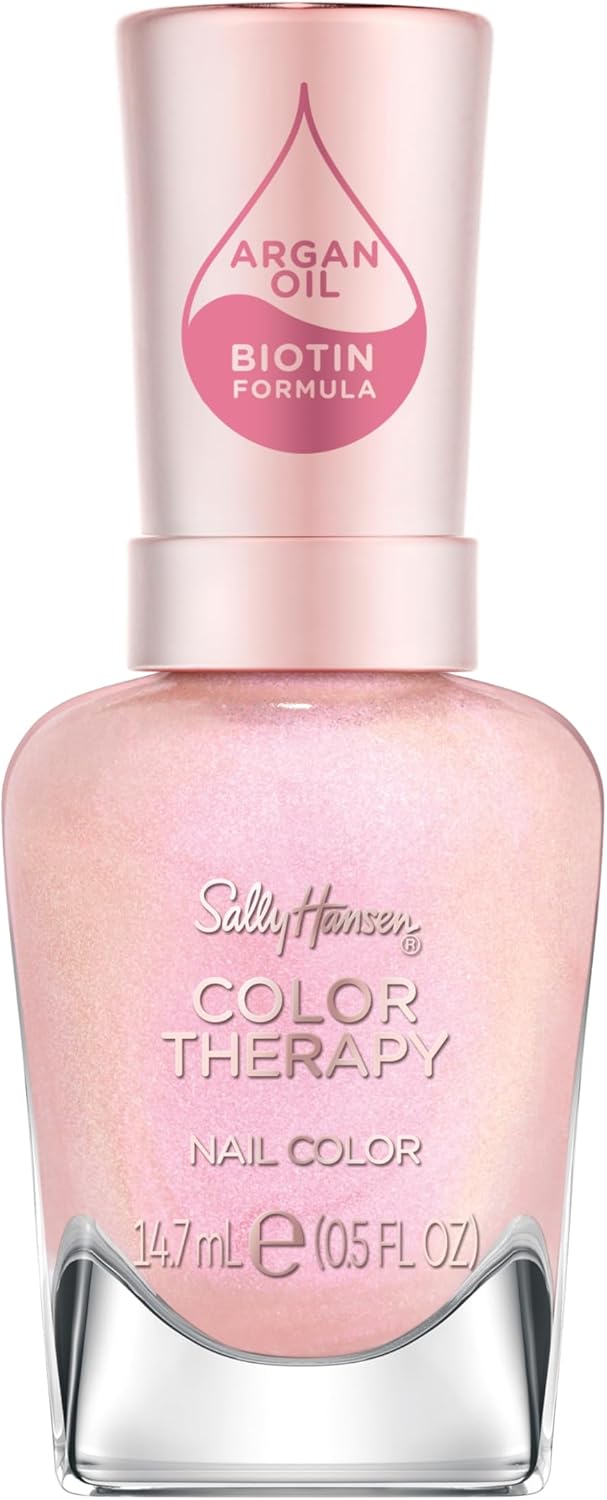 Sally Hansen Color Therapy Nail Polish, 227, Epink Journey, Colors, Strengthens, Cares
