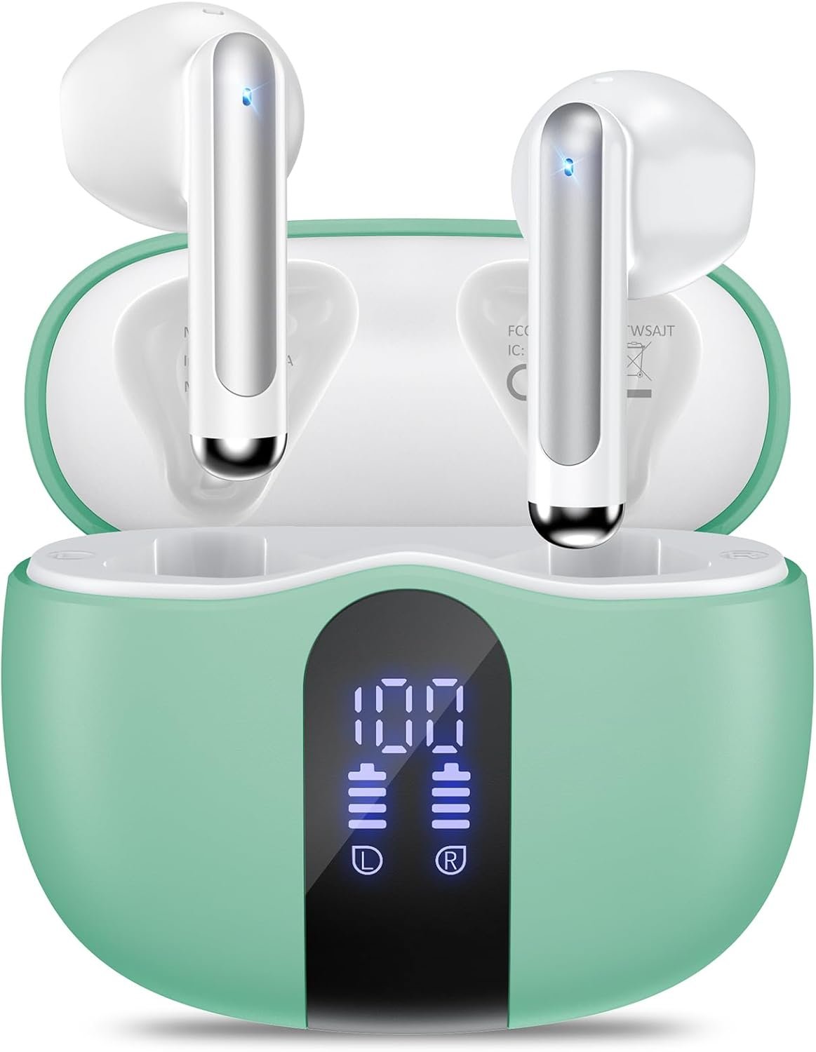 Wireless Earbuds Bluetooth Headphones 50Hrs Playtime Ear Buds IPX7