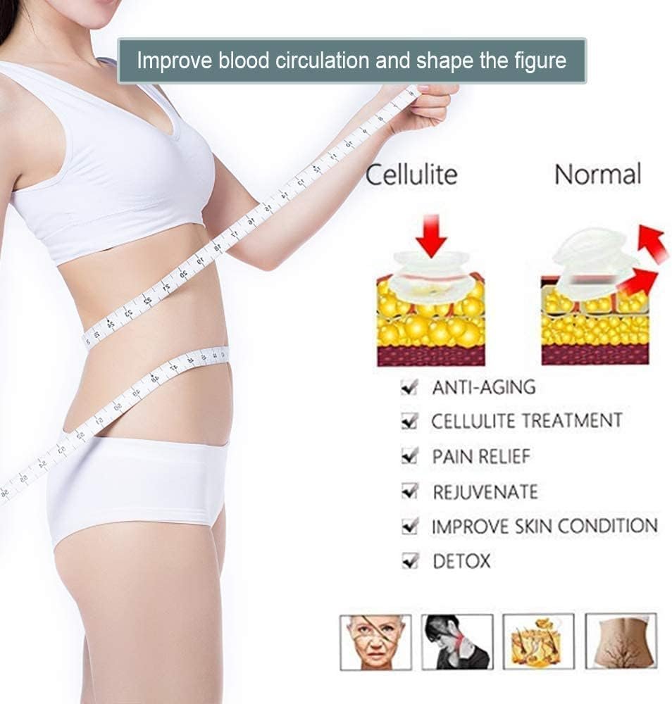 Silicone Cupping Set - Chinese Therapy Massage Suction Cups for Muscle Soreness, Pain Relief, Injury Recovery, Toning & Cellulite,Weight Loss Transparent (6 Cups)