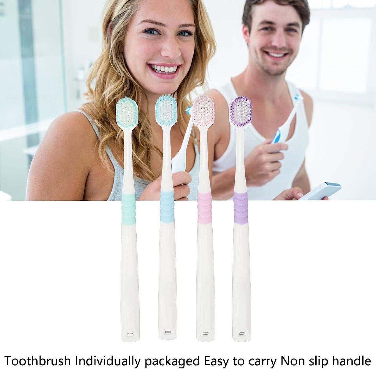 12pcs Manual Toothbrush,Toothbrush Set, Soft Hair Toothbrush Men Women Tartar Stain Removal Cleaning Toothbrush Set for Oral Care