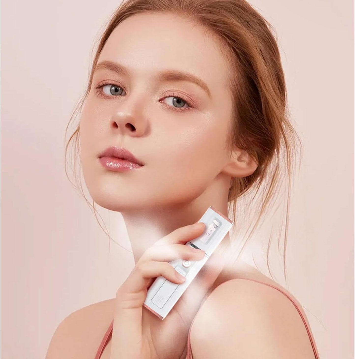 Rechargeable Electric Face Mister For Women - Fine Water Mist Face Spray Humidify for Deep Skin Hydration, Perfect For Travel, Study, And Everyday Use Portable Face Spray Mister With Ricaricab