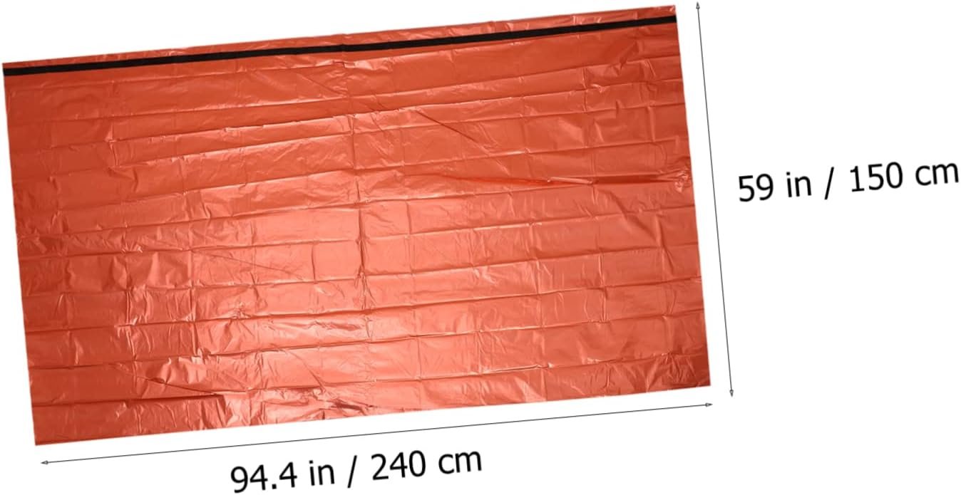 ibasenice Emergency with Thermal Insulation Survival Sack for Outdoor Camping Lightweight Portable Emergency Blanket Tent Essential for Cold Weather Protection