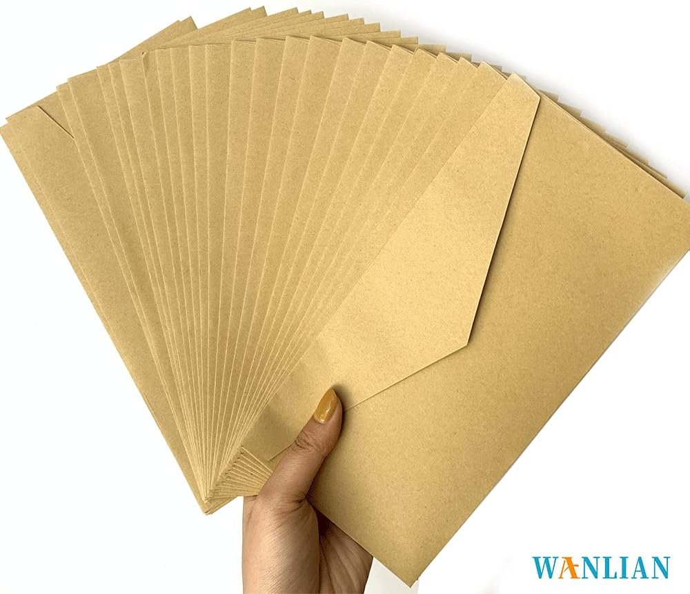 72 Pcs Retro Writing Stationery and Envelope Set, 48 Pieces of Stationery + 24 Envelopes, Suitable for Making Invitations