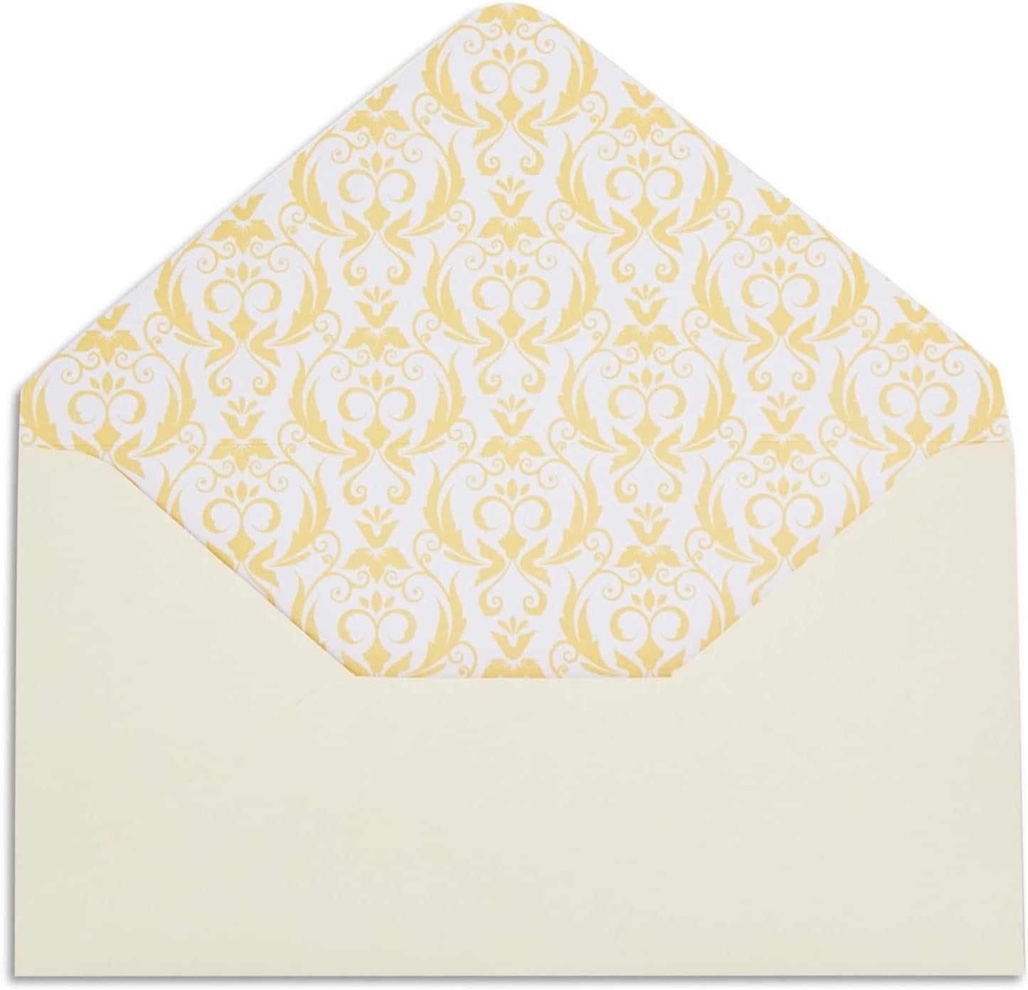 Vintage Style Letter Writing Kit with 60 Sheets of Gold Border Paper and 30 Envelopes for Letters, Valentine's (7.25 x 10 in)