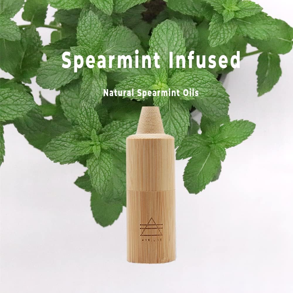 Aroma Spearmint Personal Air Filter 2 Pack - Infused with Essential Oils Spearmint - Odor and Smoke Eliminator
