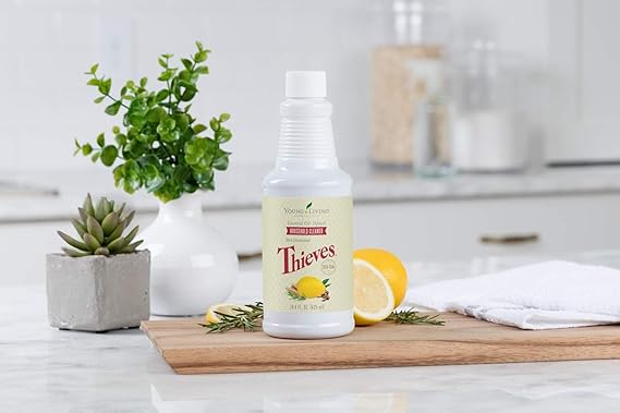 Young Living Thieves Household Cleaner of 14.4 fl.oz. Bottles - Essential Oil-Infused Ultra-Concentrated Formula for Natural Home Care, Non-Toxic Cleaning Bliss - 3 Pack