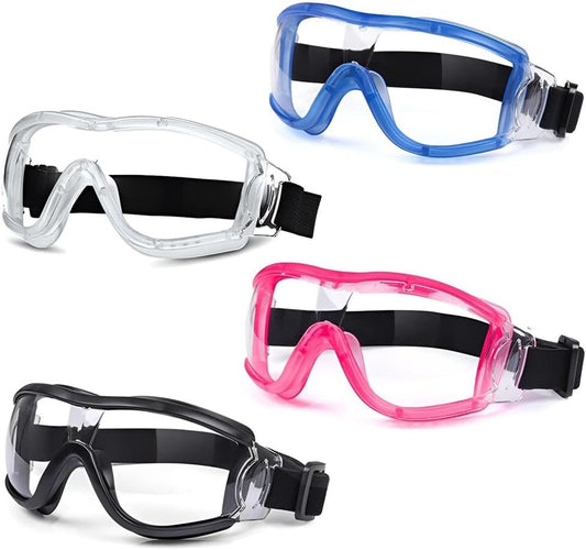 COMLZD kids safety glasses kids safety goggles children's sports outdoor goggles science laboratory eye protection glasses (4 colors)…