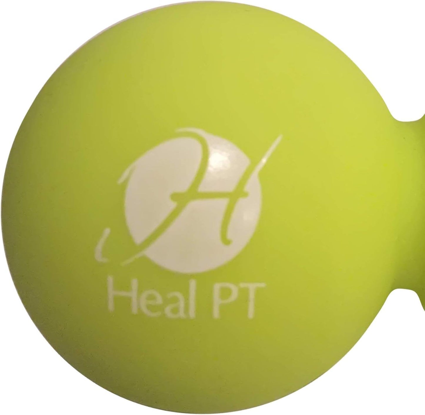 Peanut Massage Roller - Amazing Headache Relief! Silicone Spine Massager/Still Point Inducer -Perfect for Sore Muscles, Myofascial Release and Tension Headache Relief - Double Lacrosse Ball by HealPT