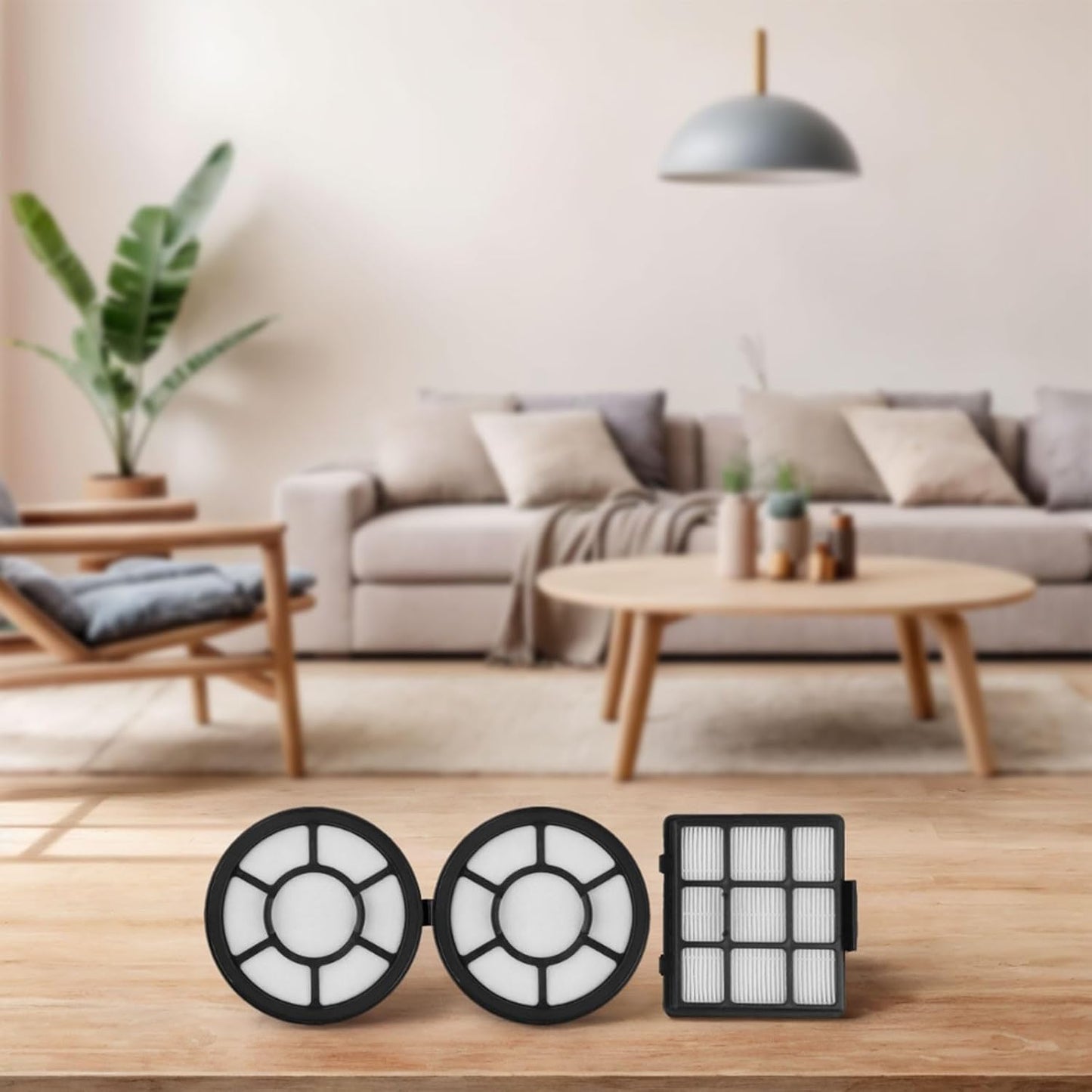 Cleaning Essentials include due filtri per contenitore della polvere e un filtro di scarico compatibile con VCM43B16H, B07C41FMF1