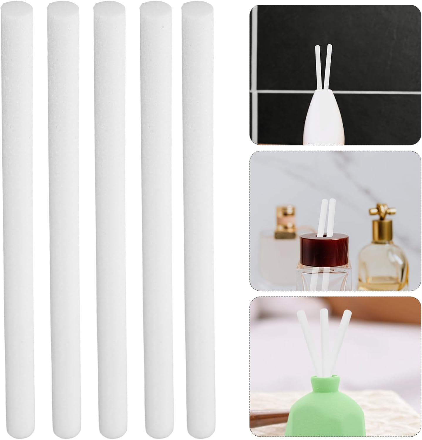 PEPLAYTAL 50Pcs Aromatherapy Diffuser Sticks Humidifier Filter Sticks for Spa Bathroom Easy Replacement for Enhanced Fragrance Humidity Control