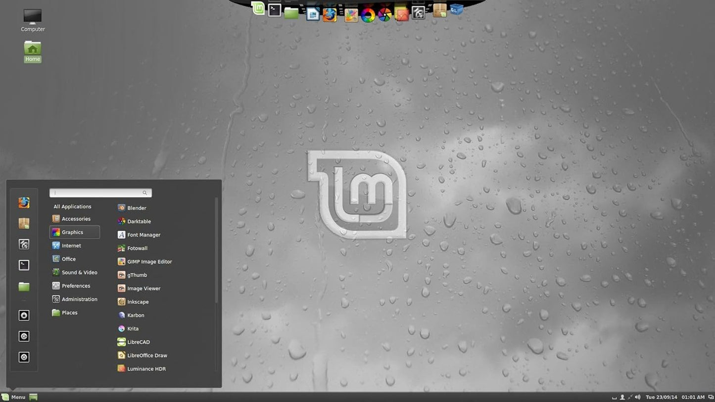Linux Mint OS for Everyone - Bootable Live Install USB Flash Thumb Drive - Great for Work Entertainment and Everyday Tasks Operating System + Tin Case