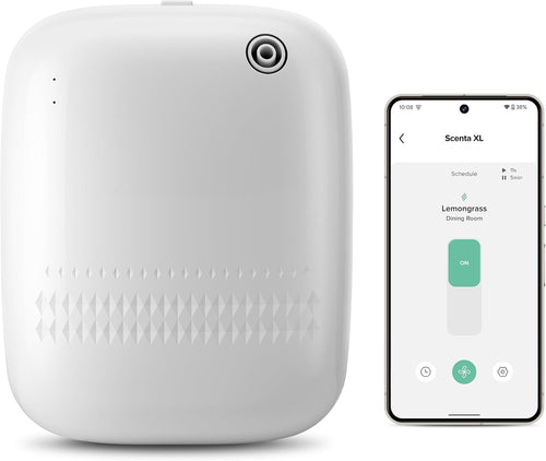 Waterless Essential Oil Diffuser for Home and Commercial Use, Up to 2000 sq.ft. 400 mL Capacity, Aromatherapy Scent Diffuser for Large Rooms, Smart Scent Air Machine, ANW-White