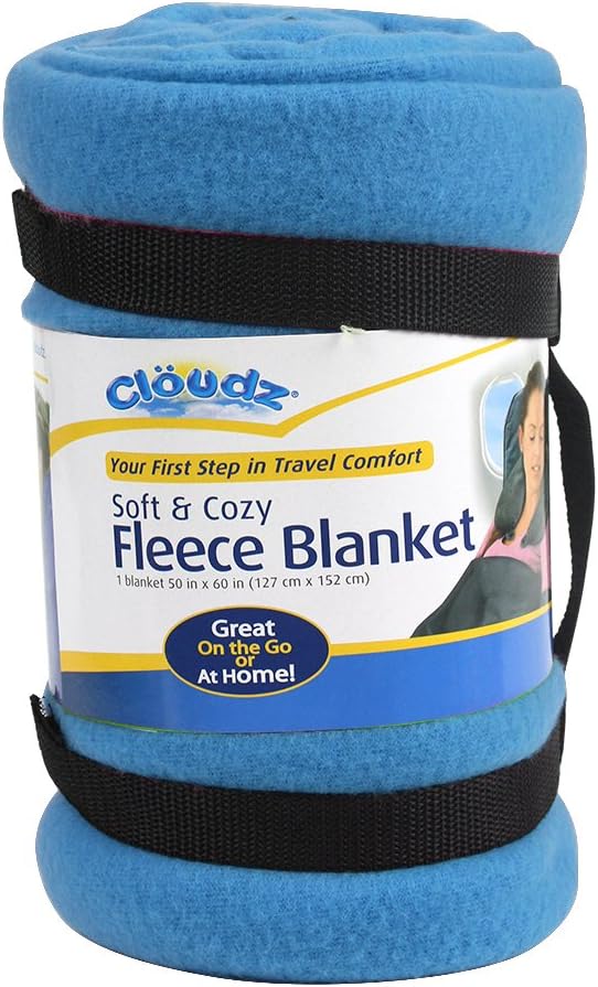 Cloudz Fleece Blanket - Sky Blue