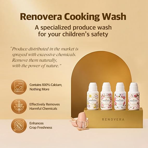 Cooking Wash (Rose of Sharon) | Organic Fruit and Vegetable Wash, Newborn Essentials, Produce Cleaner