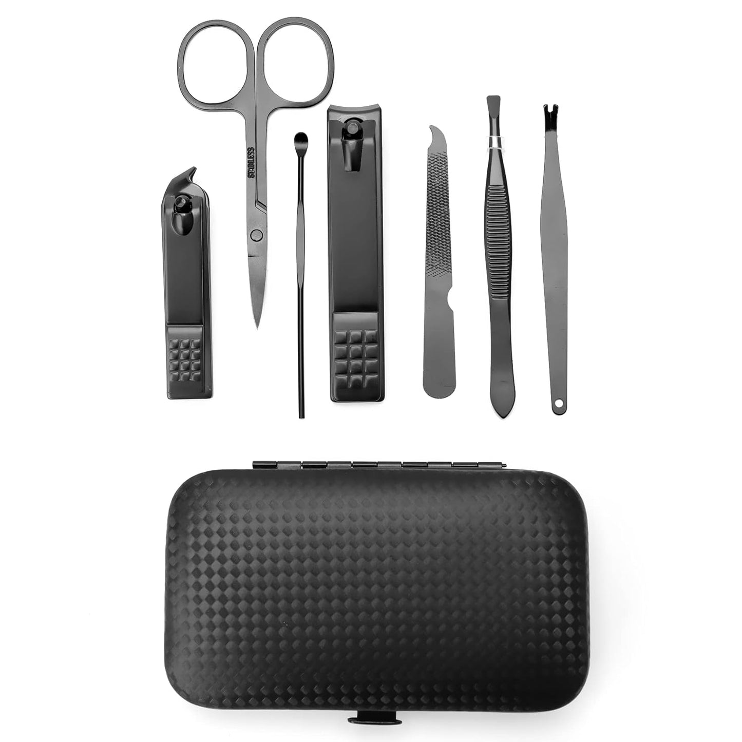 Manicure Set 7 In 1 Stainless Steel Nail Kit Manicure Kit Gifts for Dad Friends Easter Basket Stuffers Nail Clippers for Men Gifts Under 5 Dollars Nail...
