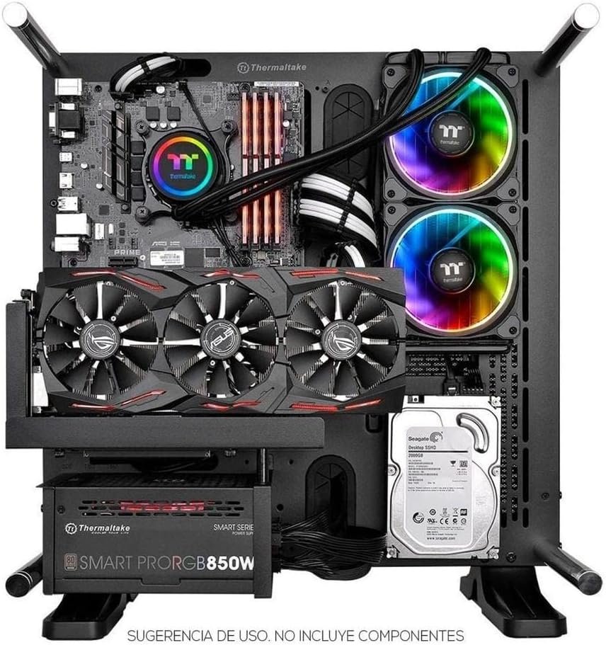 Thermaltake Floe 280mm, 16.8 Million Color Software Enabled (TT RGB Plus/Alexa/Razer Chroma), AMD (AM5/AM4)/Intel (LGA 2066/1200), AIO CPU Liquid Cooler CL-W167-PL14SW-A for Desktop