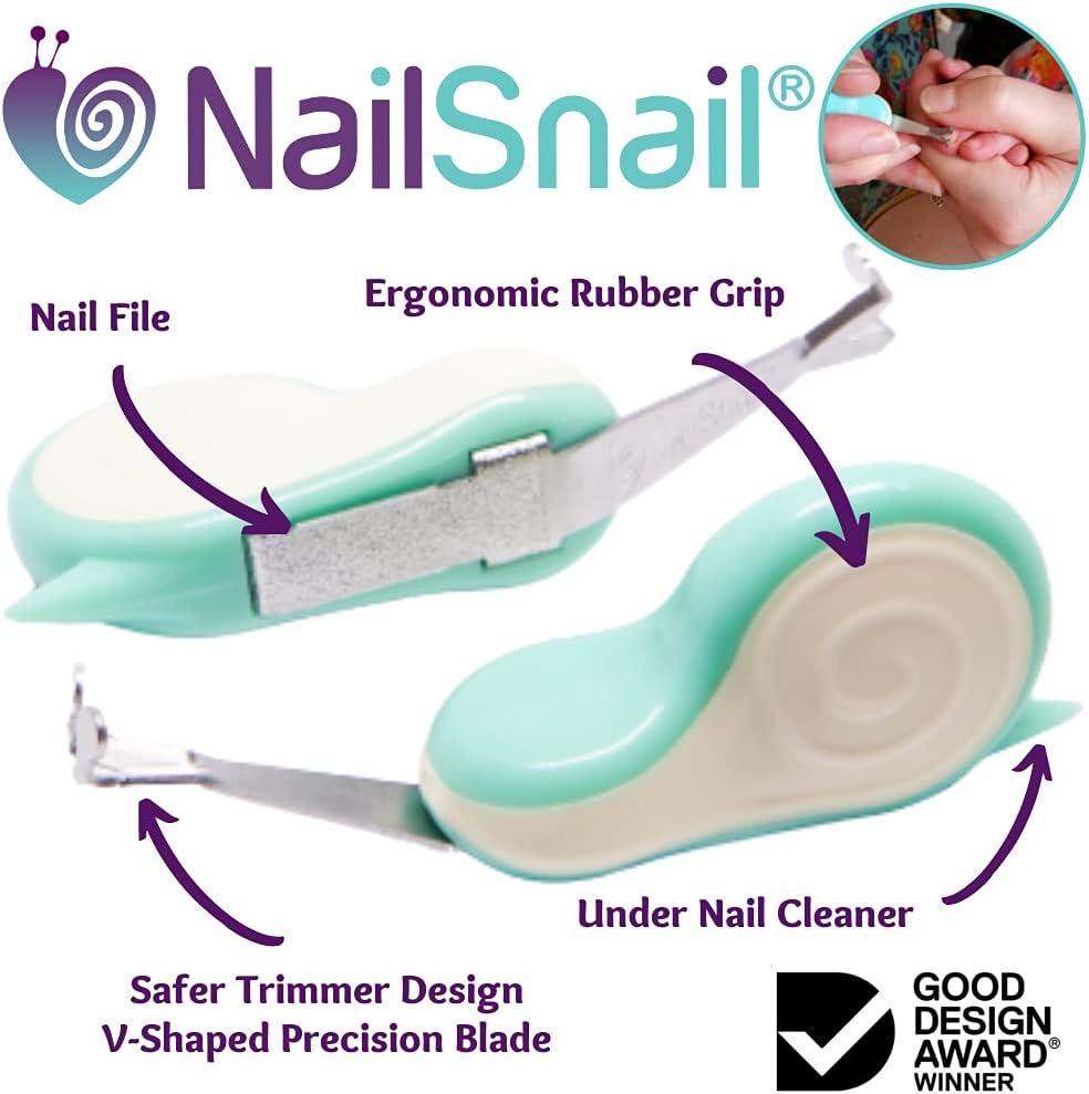 Nail Snail Baby Nail Trimmer,Turquoise