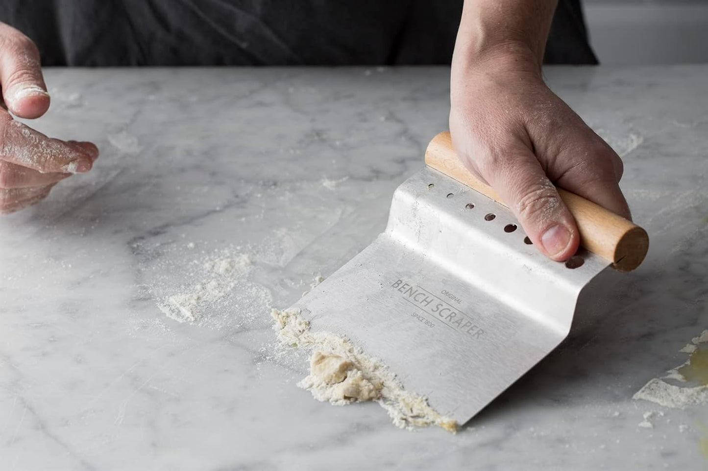 Mason Cash 2008.196 Innovative Kitchen Stainless Steel 4-in-1 Bench Scraper, 15.2cm, Silver 28502