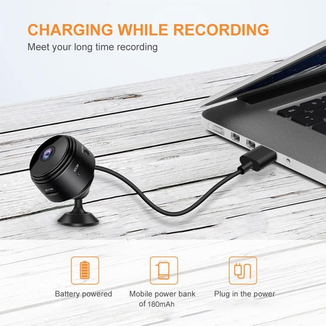 Spy Focus Magnetic Mini Security Camera Outdoor, 2024 New Mini Security Camera, 1080p Hd Wireless Magnetic Security Camera, Pet Monitor, Nanny Cam Wireless Camera for Home Office Security (2Pcs)