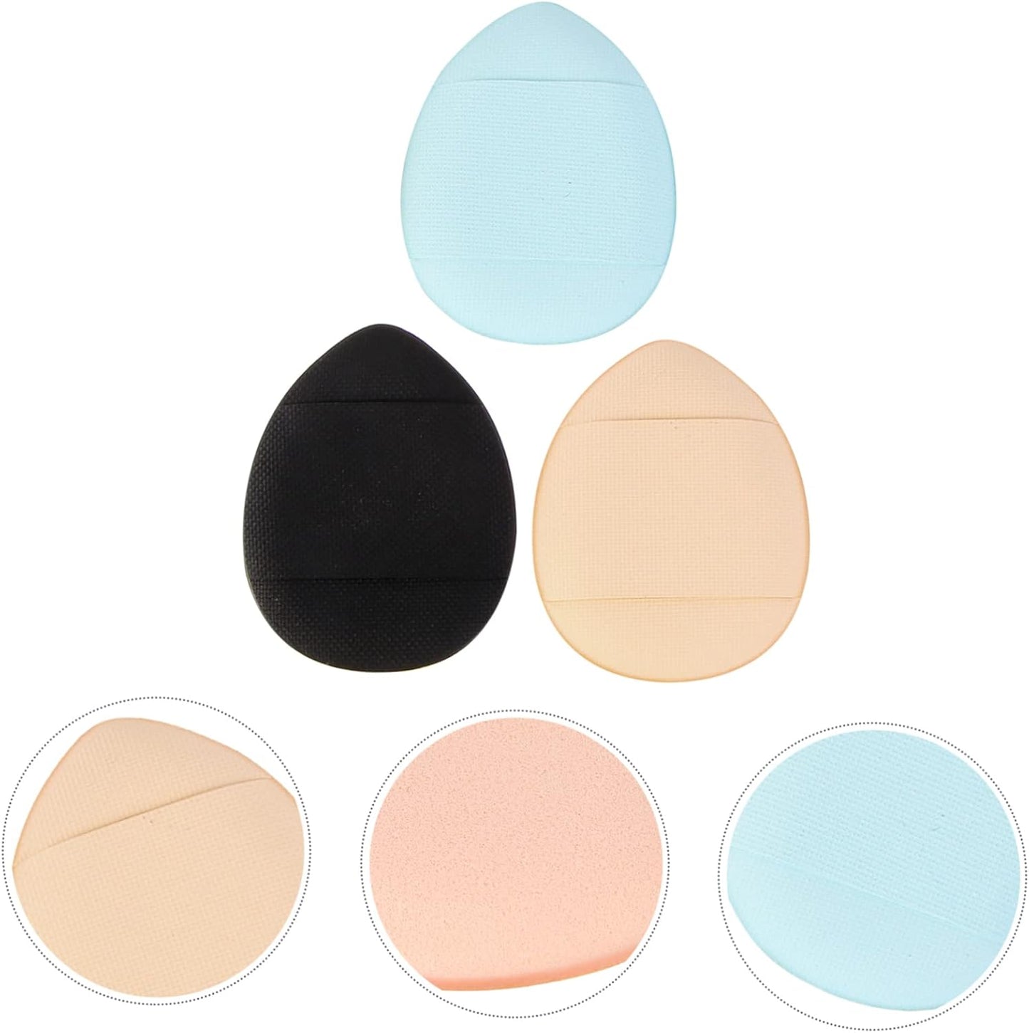VICASKY 6 Pieces Mini Soft Cosmetic Pillow Sponges for Foundation and Powder Application Make Up Accessories for Thin and Natural Finish