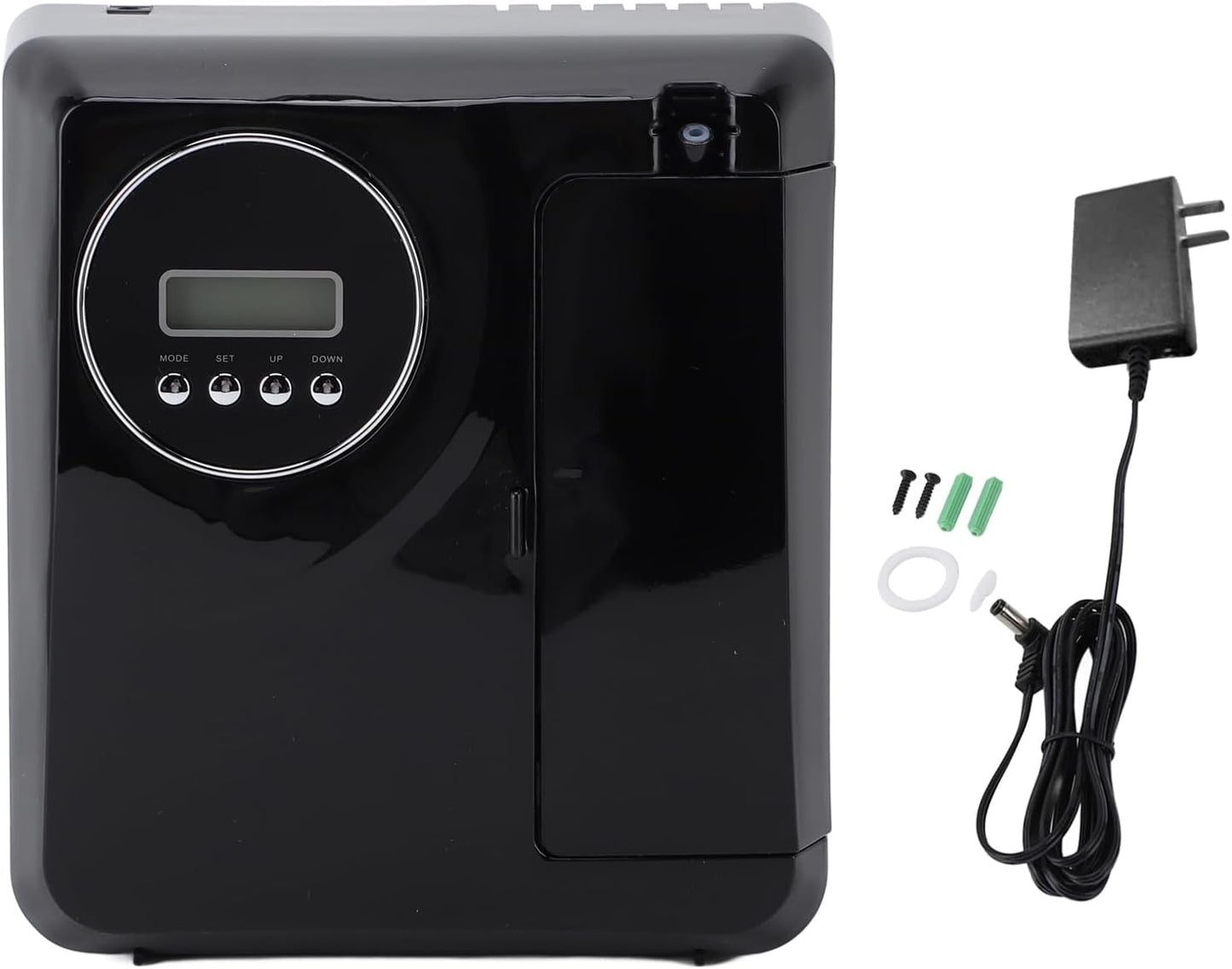 Aromatherapy Diffuser, Built in Fan Air Purification Professional Wall Mounted Essential Oil Diffuser 110‑220V for Home (Black)