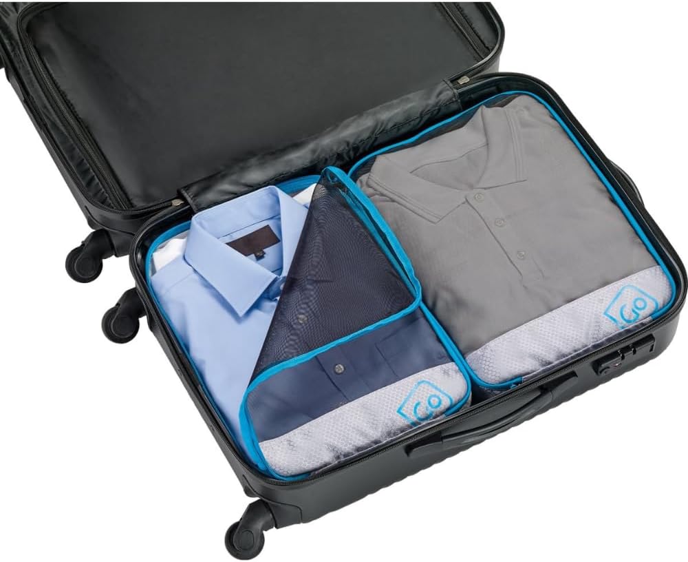 Go Travel 2Pk Large Packing Cubes, Blue