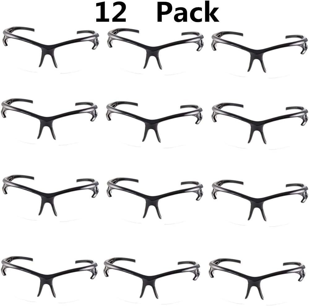 Children’s Safety Glasses-12 Pack of Kids Outdoor Game Protective Goggles Safety Goggles Eyewear for Nerf N-Strike Elite Gun Toy Gun Game Eye Protection & Laboratory Work Safety Glasses