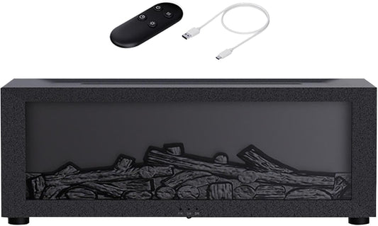 Fireplace Diffuser - 7 Colors Fire Air Humidifier, Off Protection Fire Diffuser | Fragrance Oil Diffuser with Remote Control, Fireplace Aromatherapy Diffuser Effect, Cool Mist Humidifier for Studios