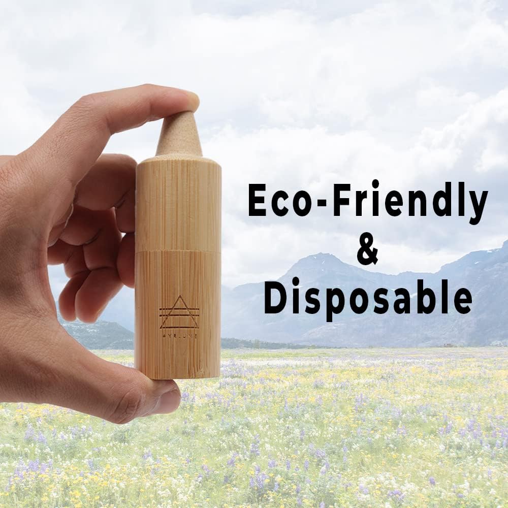 Aroma Spearmint Personal Air Filter 2 Pack - Infused with Essential Oils Spearmint - Odor and Smoke Eliminator