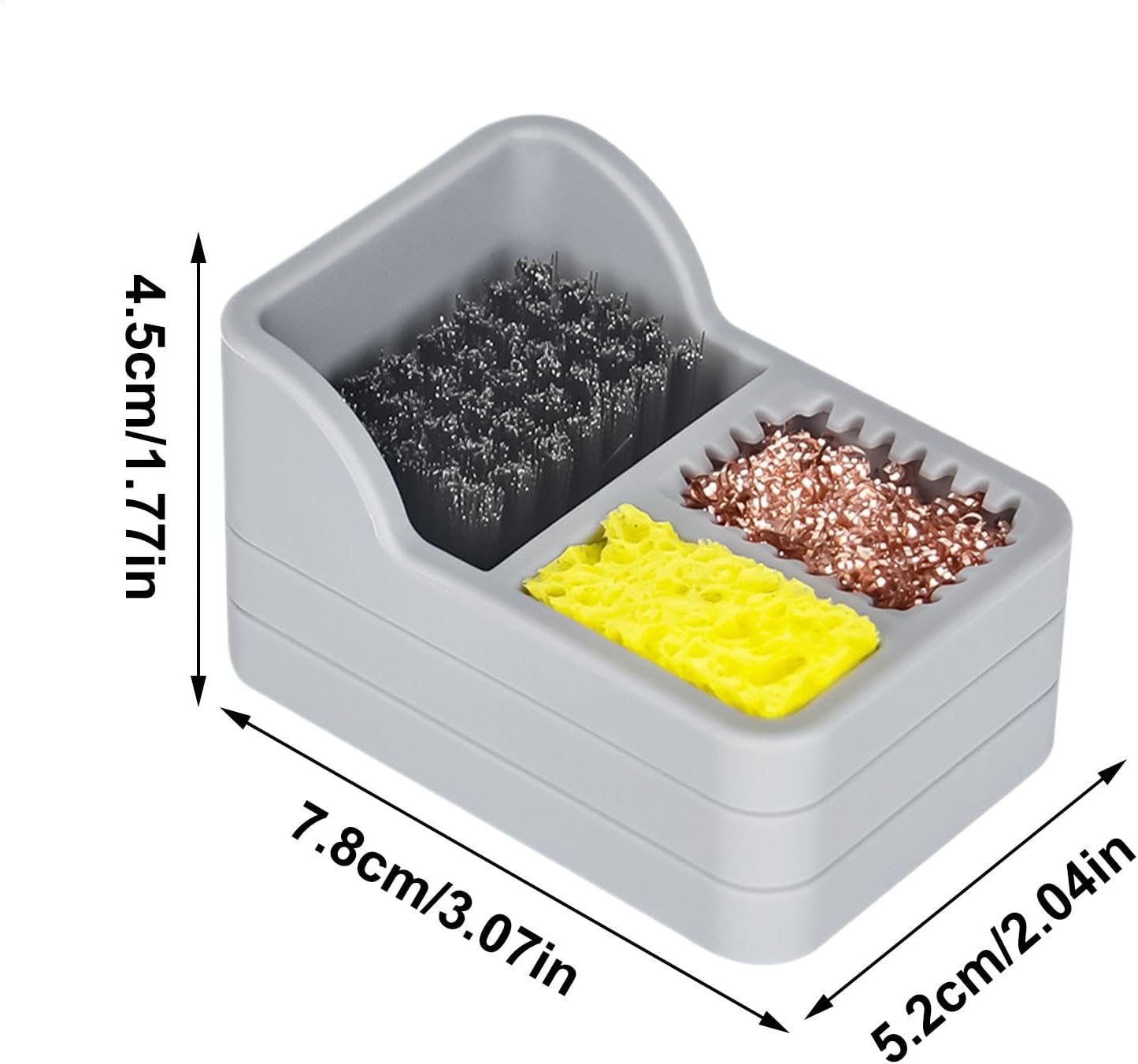 Soldering Iron Tip Cleaner l Soldering Tip Cleaning Tool l Soldering Iron Cleaner Kit l Soldering Tip Cleaning Sponge l Soldering Tip Maintenance Tool Essential Soldering Accessory For Soldering Iron