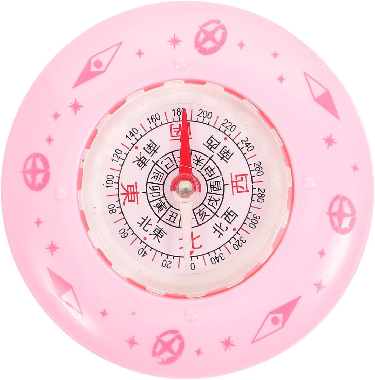 OHPHCALL Outdoor Adventure Companion Compact Mini Compass Plastic Metal Student Hiker's Tool Random Color