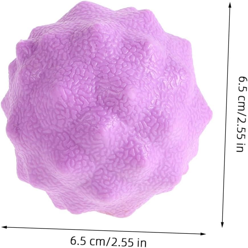 UKCOCO Palla massaggiatore Muscolare Sedia a Sfera per Yoga massaggiante alle Arachidi Sfera Elastica del Polso Strumento per Il Massaggio della Fascia TPR Verde Chiaro