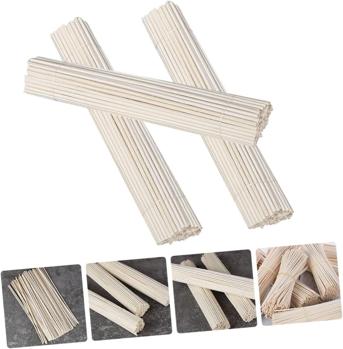 Wakauto 1set Replaceable Diffuser Sticks for Office Aromatherapy Convenient Aroma Rods for Essential Oils Non Diffuser Accessories Control Fragrance Intensity 100pcs