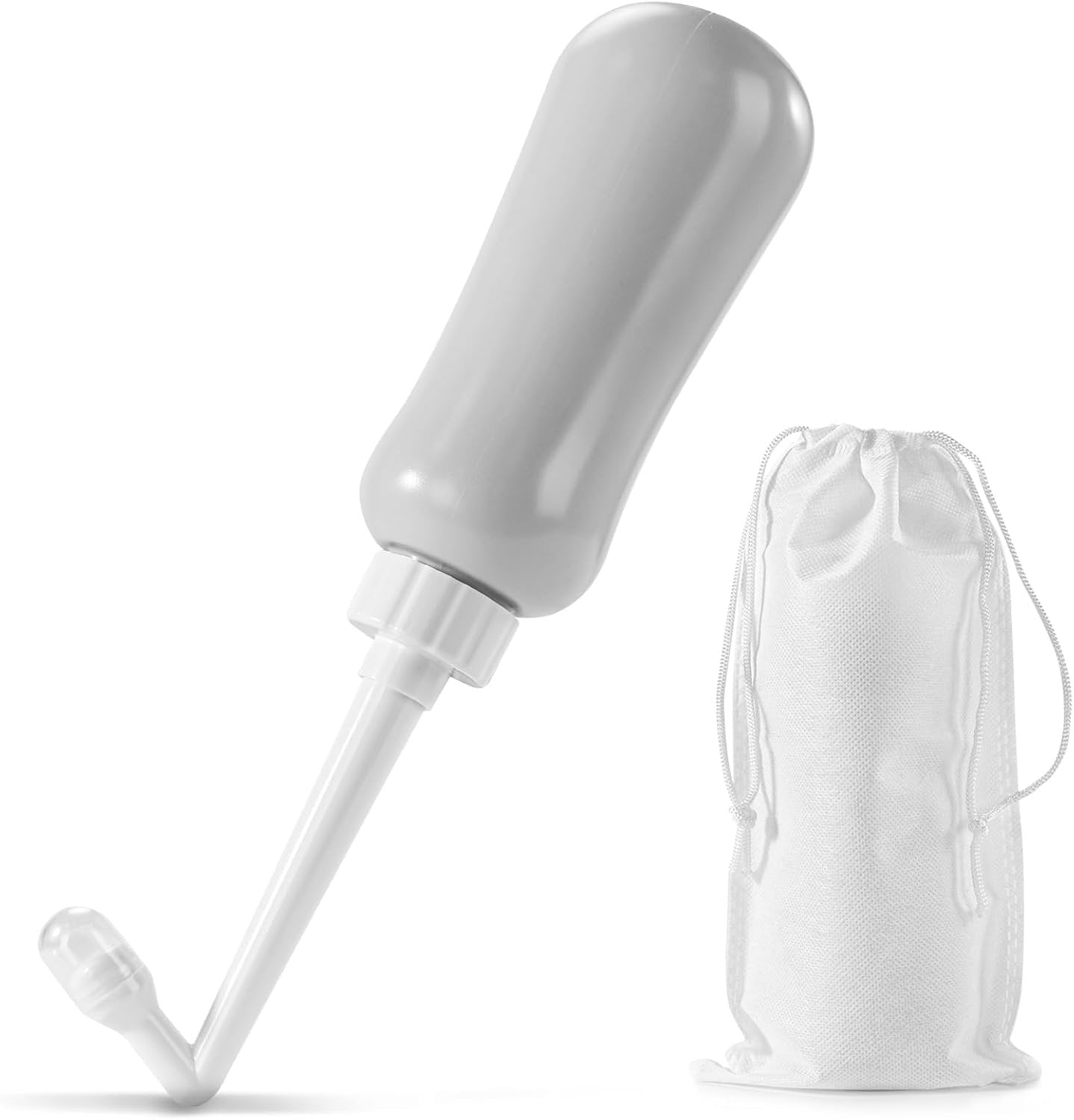 Portable Bidet Travel Large Capacity 450ml(15oz) Personal Bidet Toilet Handheld Bidet Gray