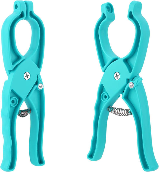 1Pcs Upgraded Safety Eye Tool Auxiliary Tool, Safety Eye Snapper Tool Safety Eye Pliers for Amigurumi Eye Snapper Crochet Tool for Stuffed 5-30mm Animal Eyes Doll Making Supplies(Blue)