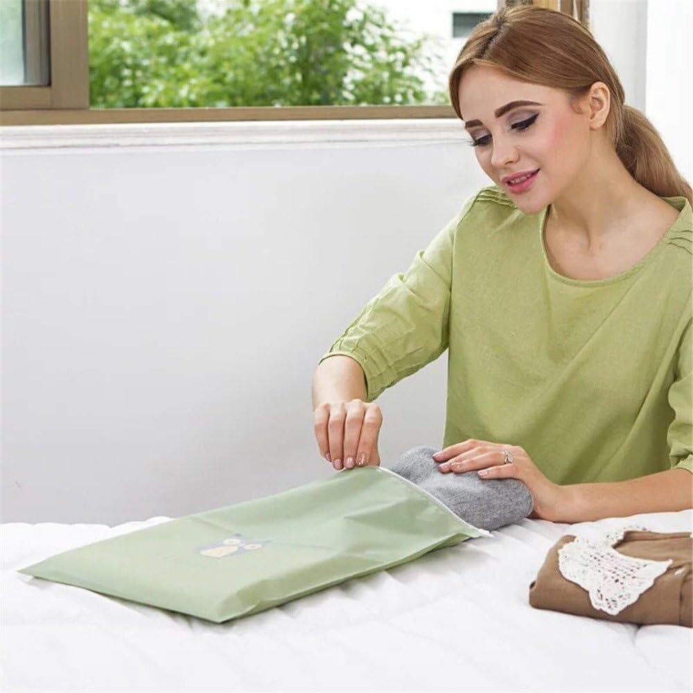 8 Pieces Travel Bags Travel Essentials, Luggage Organizers Packing Cubes Cosmetic Toiletry Bag (Style: Zipper)